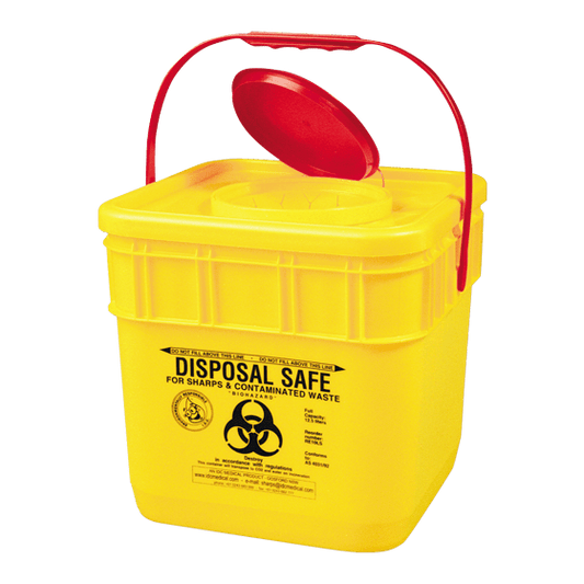 Aero Healthcare Needle Sharps Disposal AEROHAZARD Sharps Disposal Container 12.5L