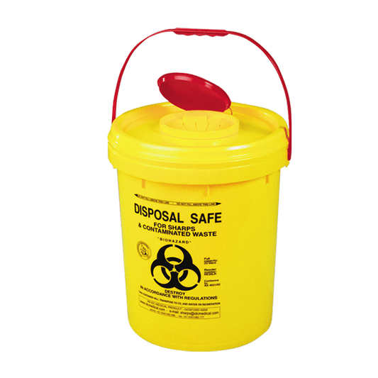 Aero Healthcare Needle Sharps Disposal AEROHAZARD Sharps Disposal Container 23L