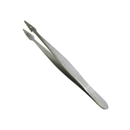 Aero Healthcare Instruments AEROINSTRUMENTS Stainless Steel Fine Forceps with Pin 13cm