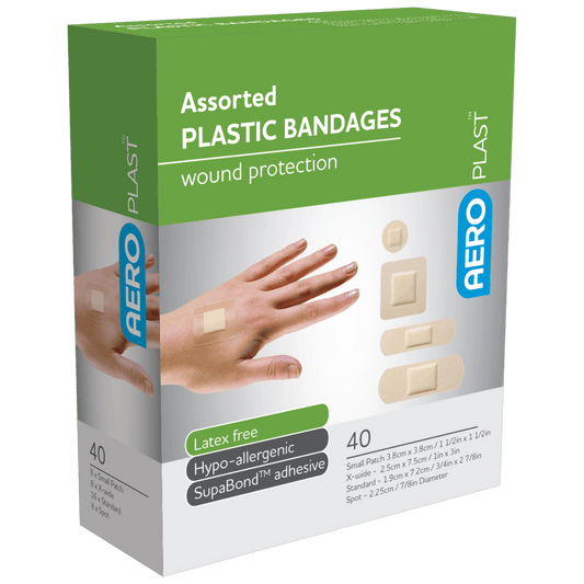 Aero Healthcare Adhesive Plasters AEROPLAST Plastic Assorted Dressings