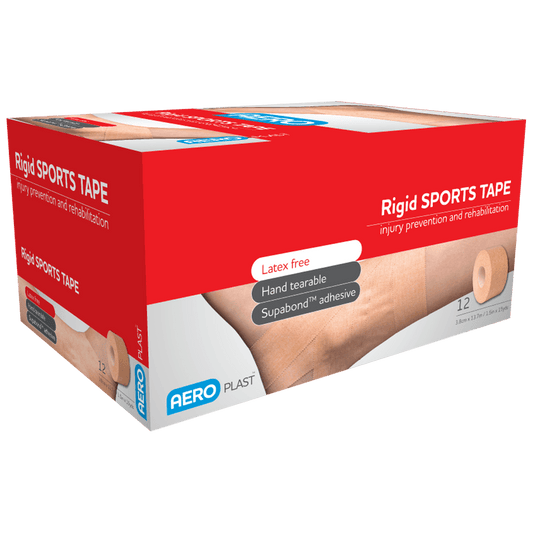 Aero Healthcare Medical Consumables AEROPLAST Rigid Sports Tape 3.8cm x 13.7M