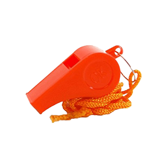 Aero Healthcare Sundry Items AeroSupplies Whistle Orange Plastic