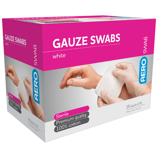 Aero Healthcare Gauzes Swabs AEROSWAB Non-Sterile White Gauze Swab 7.5 x 7.5cm (8PLY)