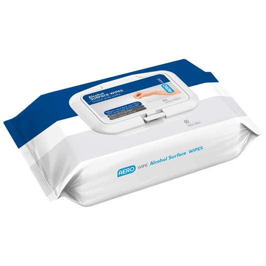 Aero Healthcare Wipes AEROWIPE 75% Isopropyl Alcohol Surface Wipes
