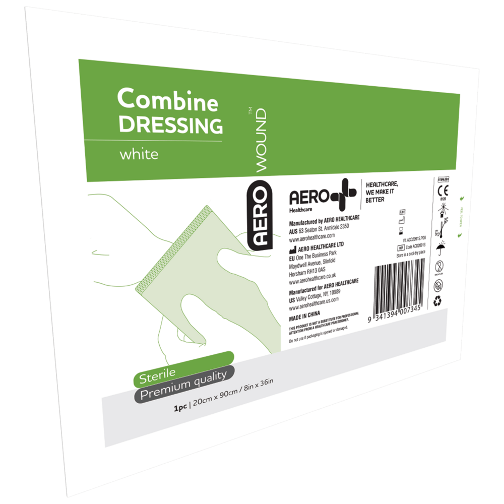Aero Healthcare Wound Dressings AEROWOUND Combine Dressing 20 x 91cm