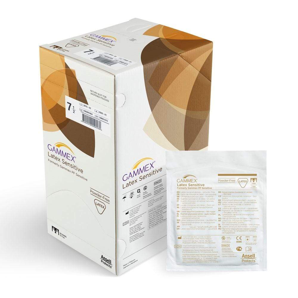 Gammex Non-Latex Sensitive (50 Paar), OP-Handschuhe steril, puderfrei Gammex Non-Latex Sensitive (50 Paar), OP-Handschuhe steril, puderfrei