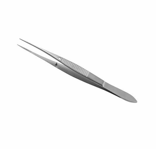 Armo Forceps 10cm / Half Curved / 1x2 Teeth Armo Graefe Iris Forceps
