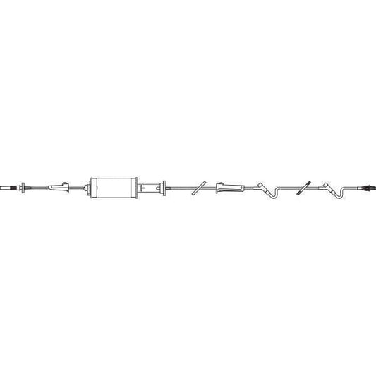 Baxter Baxter IV Giving Set Buretrol Solution 60dpmL - 3 Injection Sites