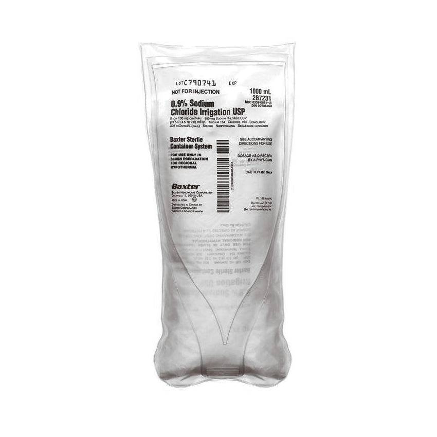 Baxter Sodium Chloride Baxter Sodium Chloride 0.9% Irrigation 1000ML D/W