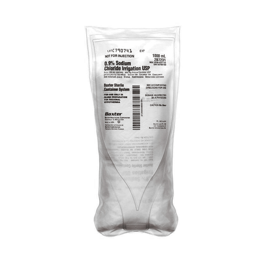 Baxter Sodium Chloride Baxter Sodium Chloride 0.9% Irrigation 1000ML D/W