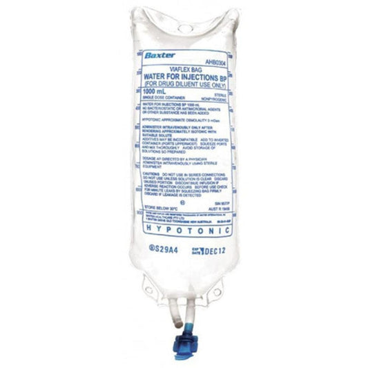 Baxter WATER FOR INJECTION 1000ML