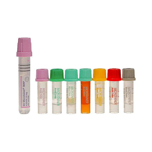 BD Medical Vacutainers Lavender / EDTA tube for blood profile analysis with 1.0 mg K2 EDTA dimensions BD Microtainer MAP tube