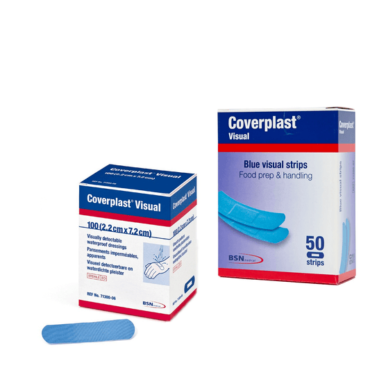 BSN Medical First Aid Plasters 7.2cm x 2.2cm / Sterile / Box/50 BSN Medical Coverplast Visual