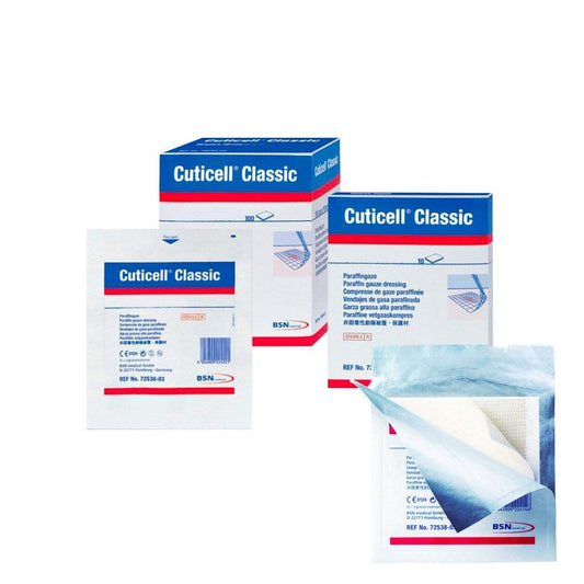 BSN Medical Exuding Wound Dressings 10cm x 10cm / Sterile BSN Medical Cuticell Classic Impregnated Dressings