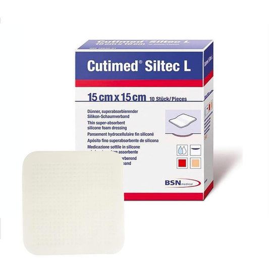 BSN Medical Exuding Wound Dressings 10cm x 10cm / Sterile BSN Medical Cutimed Siltec L