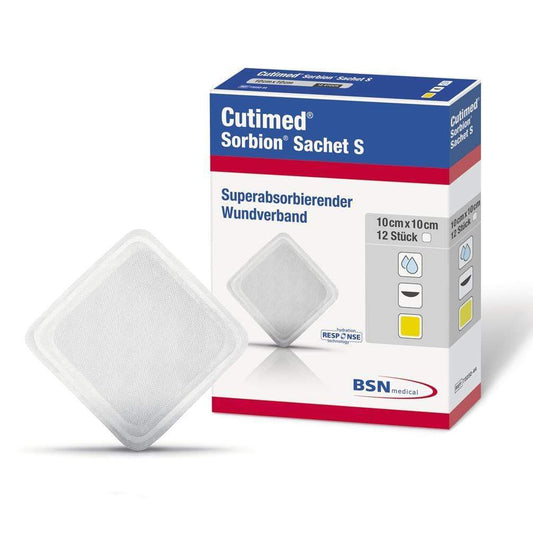 BSN Medical Exuding Wound Dressings 10cm x 10cm / Sterile BSN Medical Cutimed Sorbion Sachet S