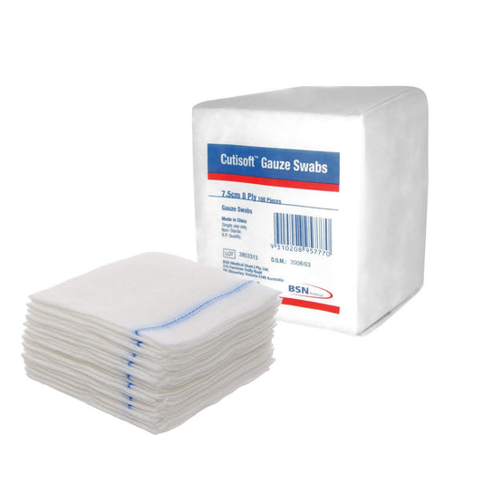 BSN Medical Xray Gauze 10cm x 10cm BSN Medical Cutisoft X-RAY Swab