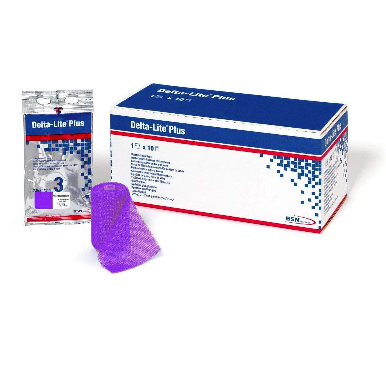 BSN Medical Synthetic Casting 10cm x 3.6m / Purple BSN Medical Delta-Lite Plus