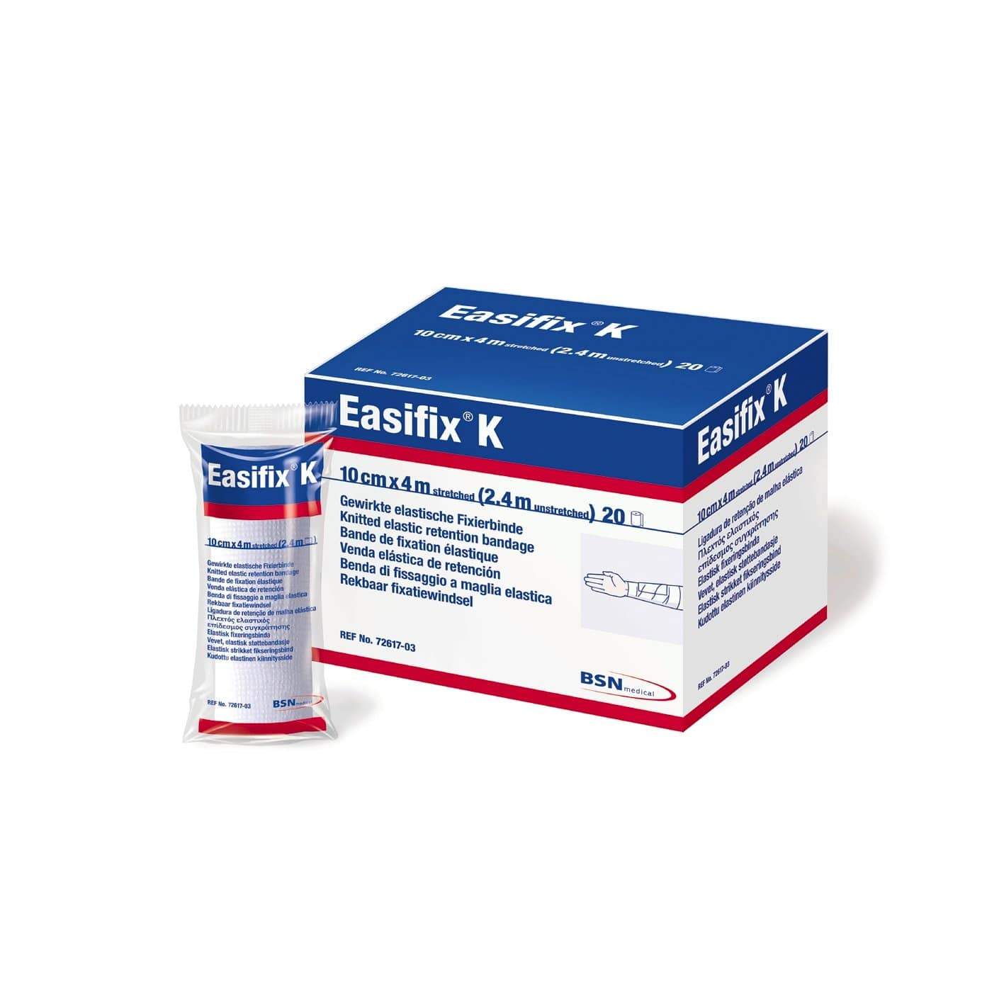 BSN Medical Cohesive Bandages 10cm x 2.4m(4m) / White BSN Medical Easifix K