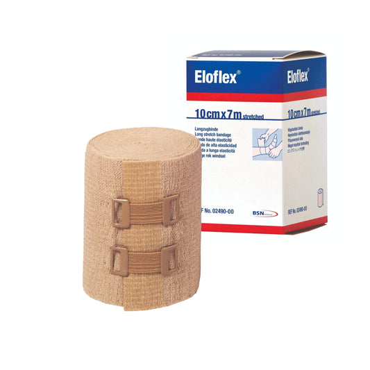 BSN Medical Compression Bandages 10cm x 3.5m(7.0m) / Tan BSN Medical Eloflex Compression Bandages
