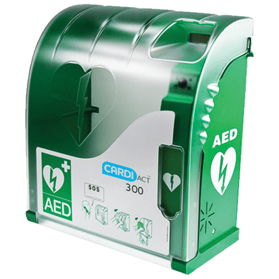 CardiAct Defibrillator Cases Cabinets CardiAct Connect Secure Cabinet with Options