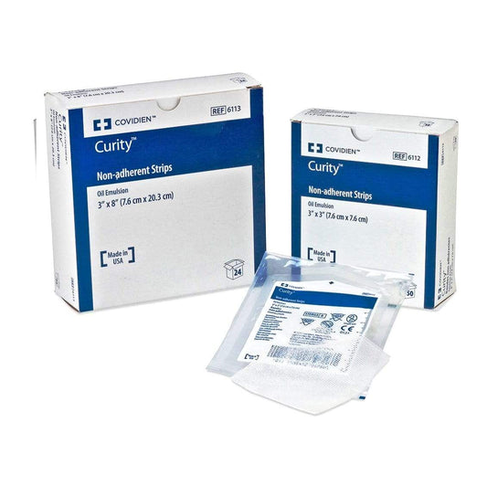 Cardinal Health Dressings 3" x 3" Cardinal Curity Non-Adhering Oil Emulsion Dressings