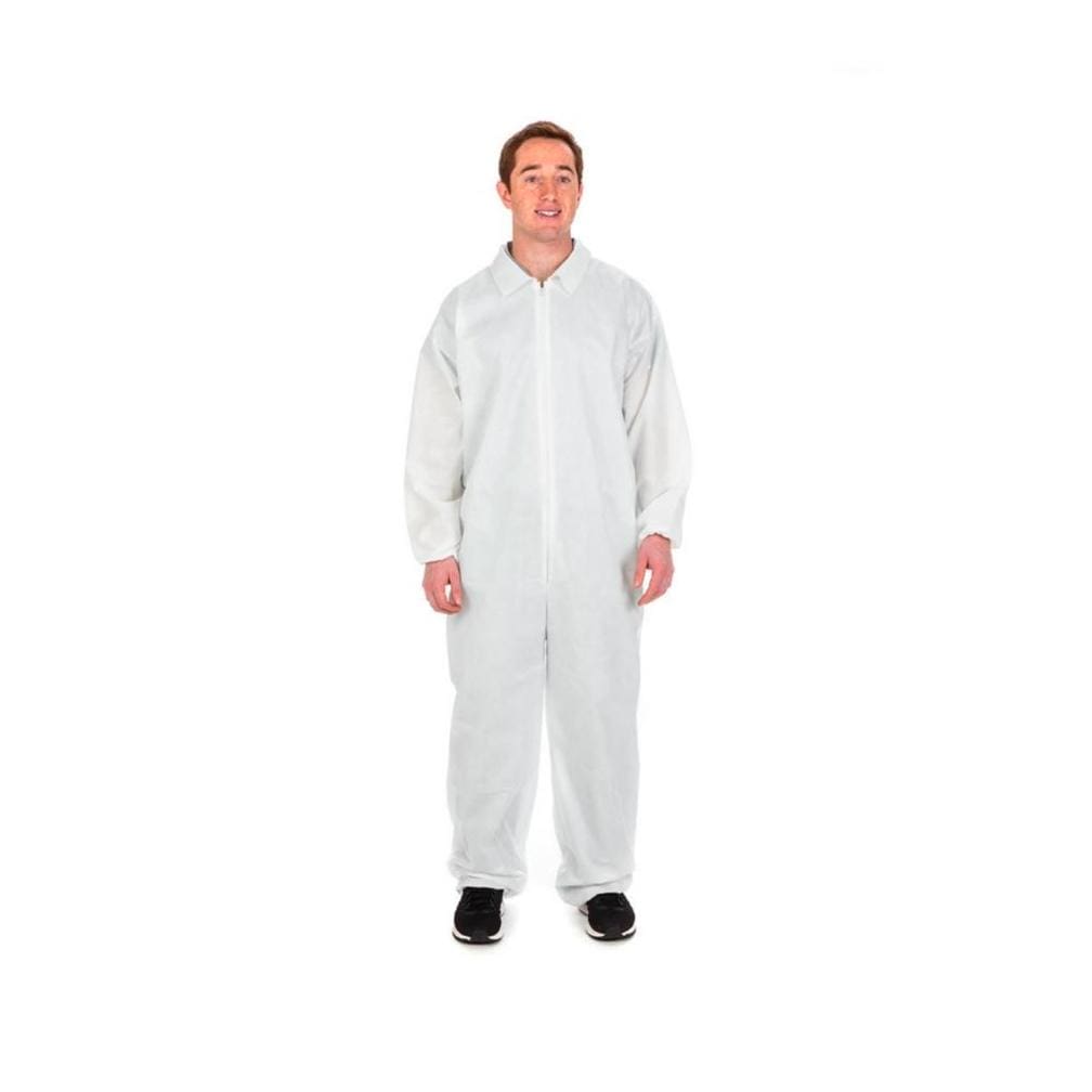 Cardinal Health Coverall White Cardinal Heavy Weight Coverall