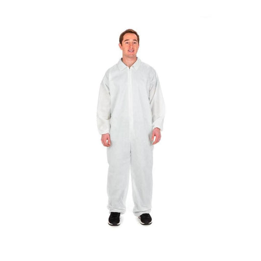 Cardinal Health Coverall White Cardinal Heavy Weight Coverall