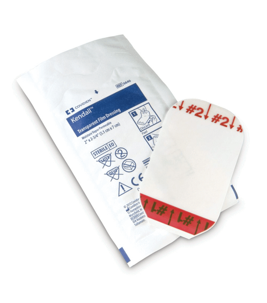 Cardinal Health Transparent Film Dressing 2" x 2-3/4Inch Cardinal Kendall Transparent Film Dressing