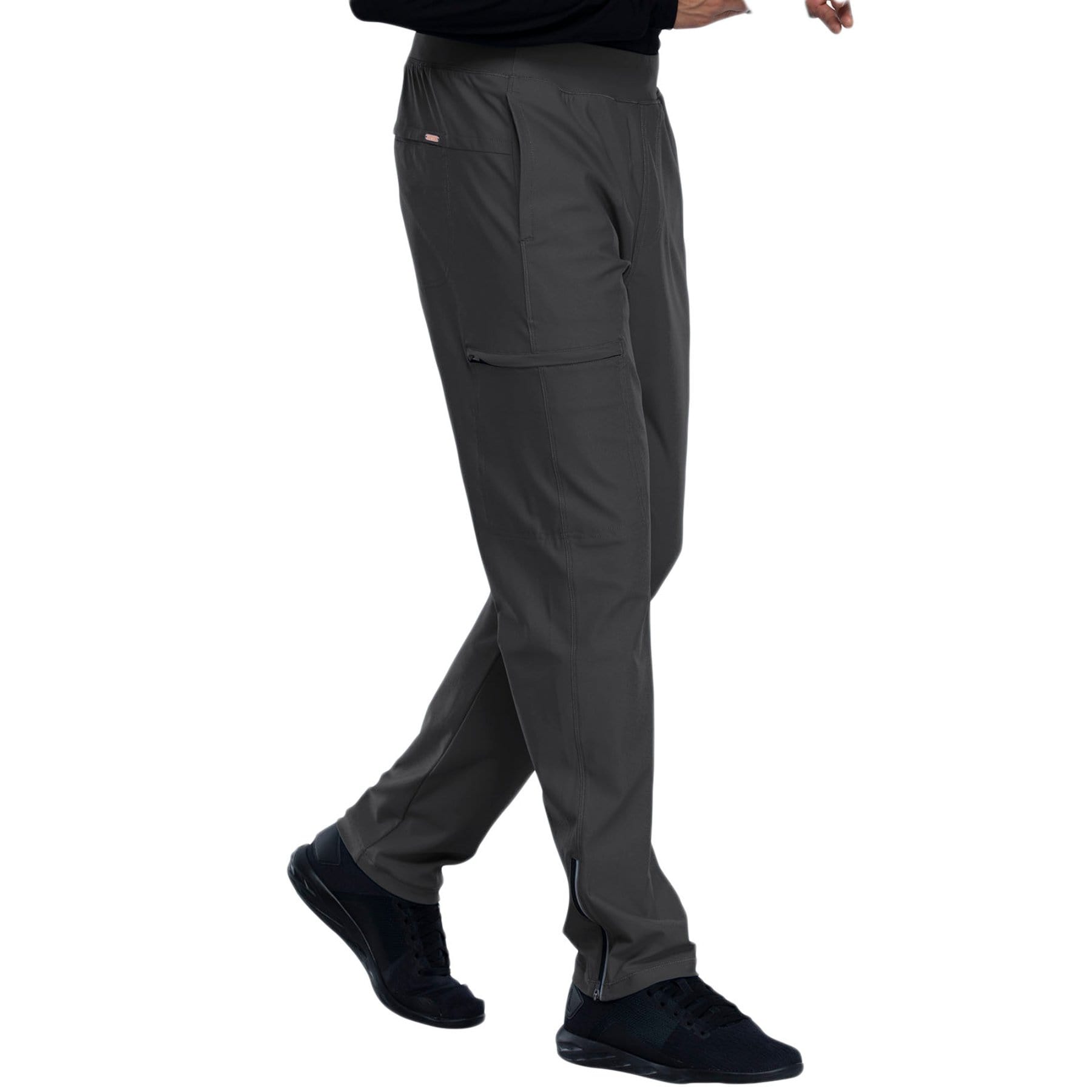 Cherokee Scrubs Pants Cherokee Form CK185 Scrubs Pant Men Pewter