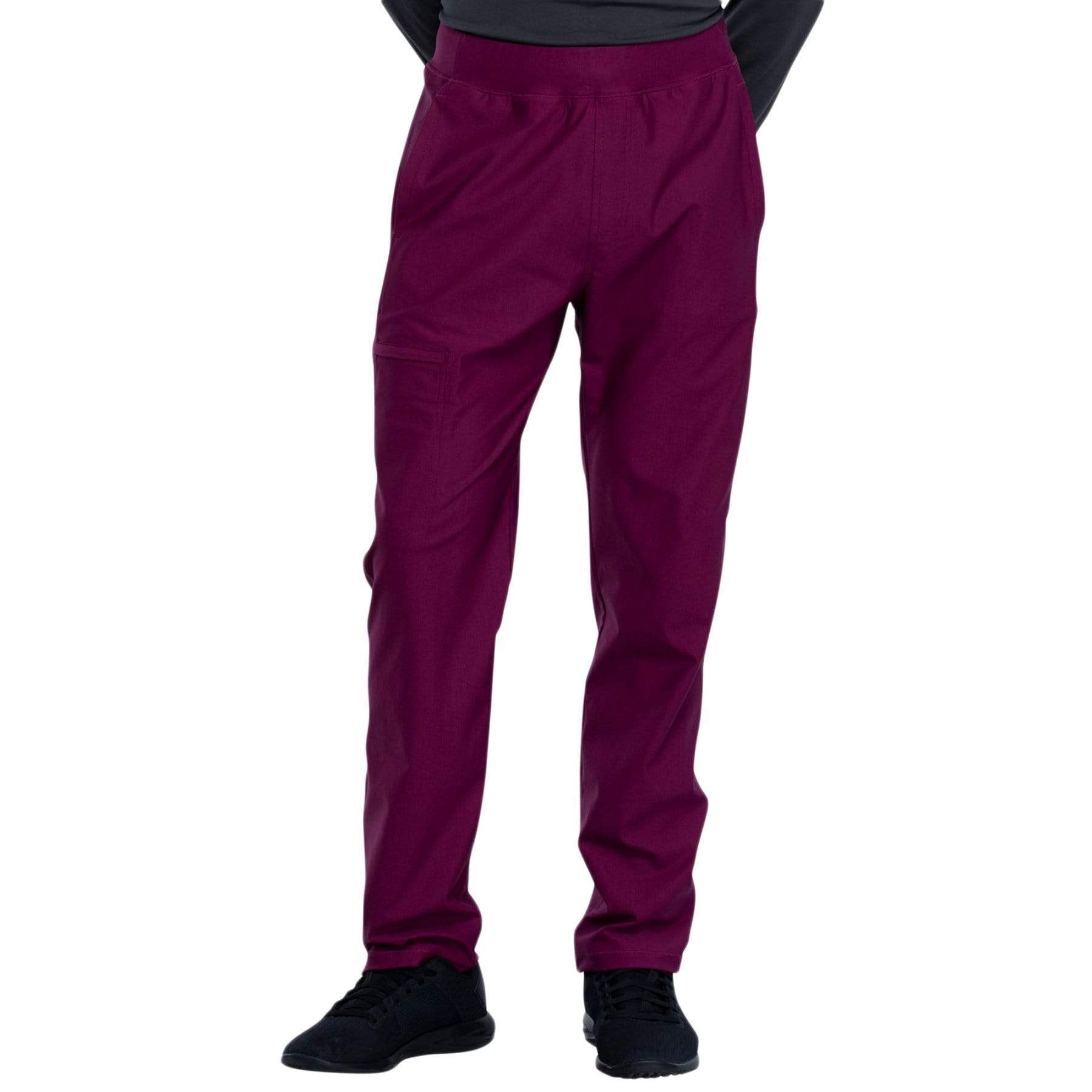 Cherokee Scrubs Pants Cherokee Form CK185 Scrubs Pant Men Wine
