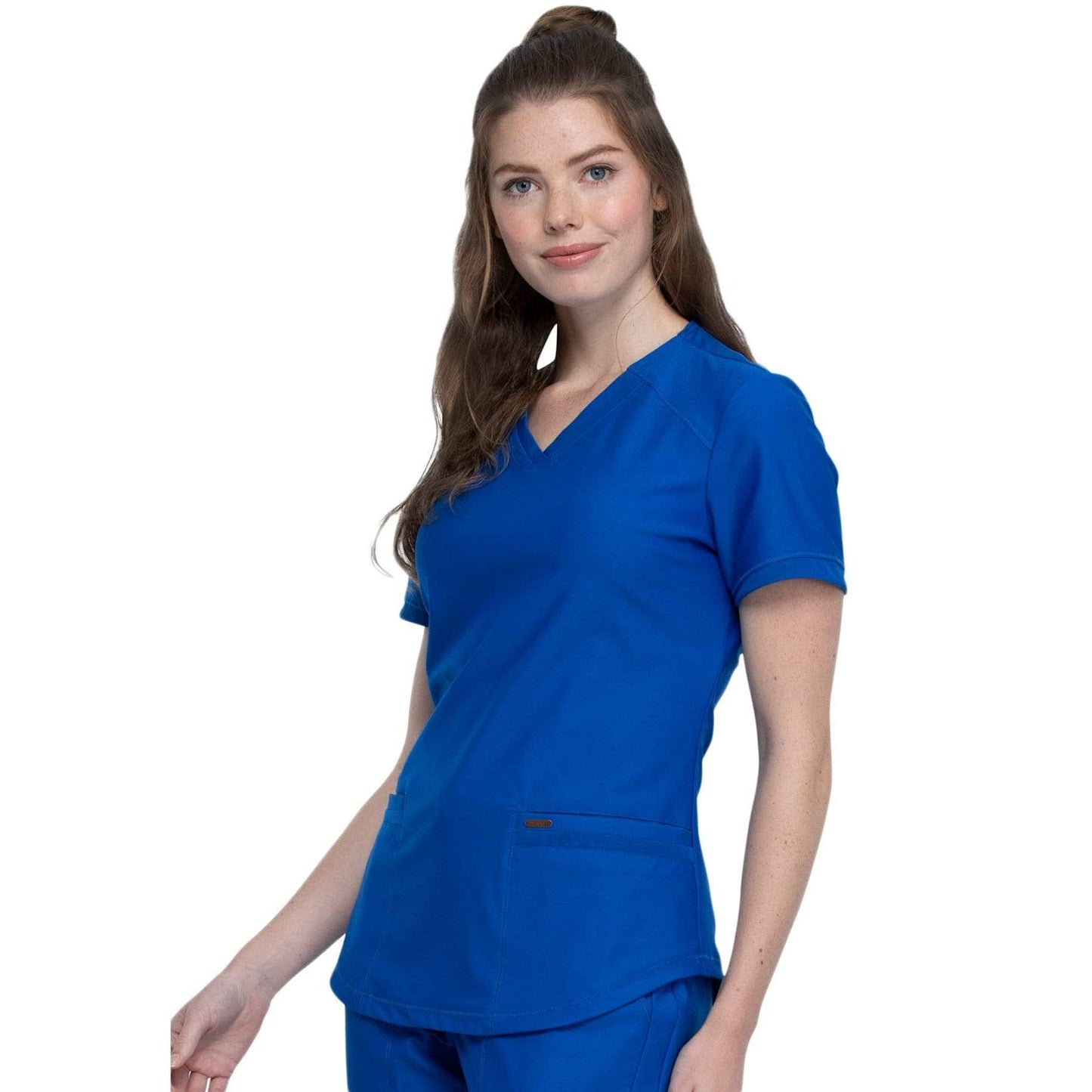 Cherokee Form CK840 Scrubs Top Women Royal
