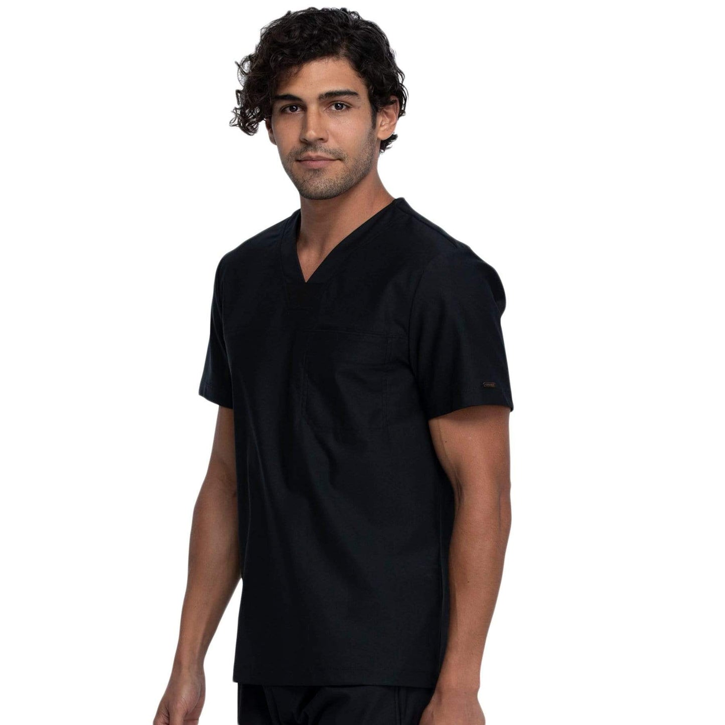 Cherokee Form CK885 Scrubs Top Men Black