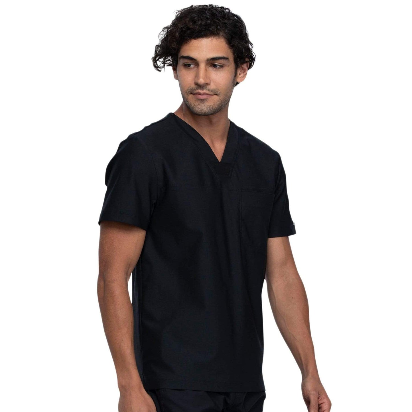 Cherokee Form CK885 Scrubs Top Men Black