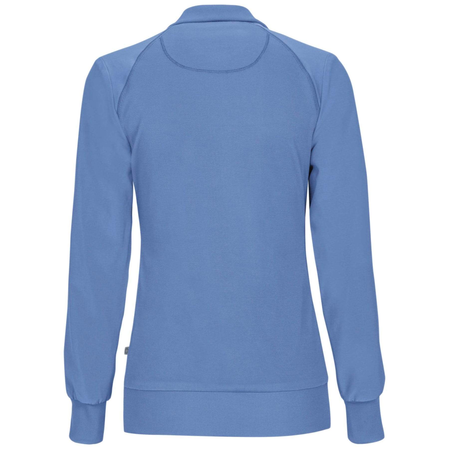 Cherokee Scrubs Jacket Cherokee Infinity 2391A Scrubs Jacket Womens Zip Front Warm-Up Ceil Blue