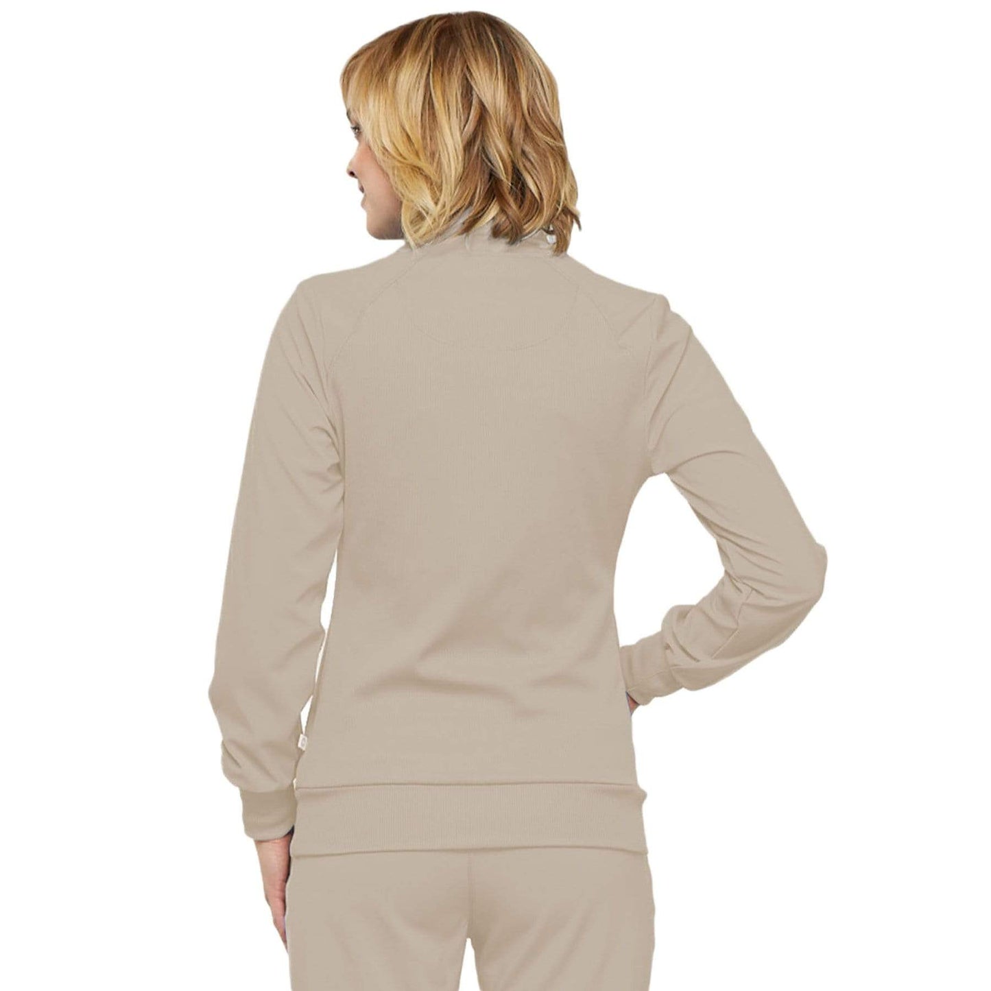 Cherokee Scrubs Jacket Cherokee Infinity 2391A Scrubs Jacket Womens Zip Front Warm-Up Khaki