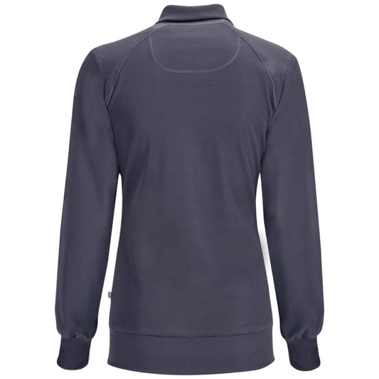 Cherokee Scrubs Jacket 2XL Cherokee Infinity 2391A Scrubs Jacket Womens Zip Front Warm-Up Pewter