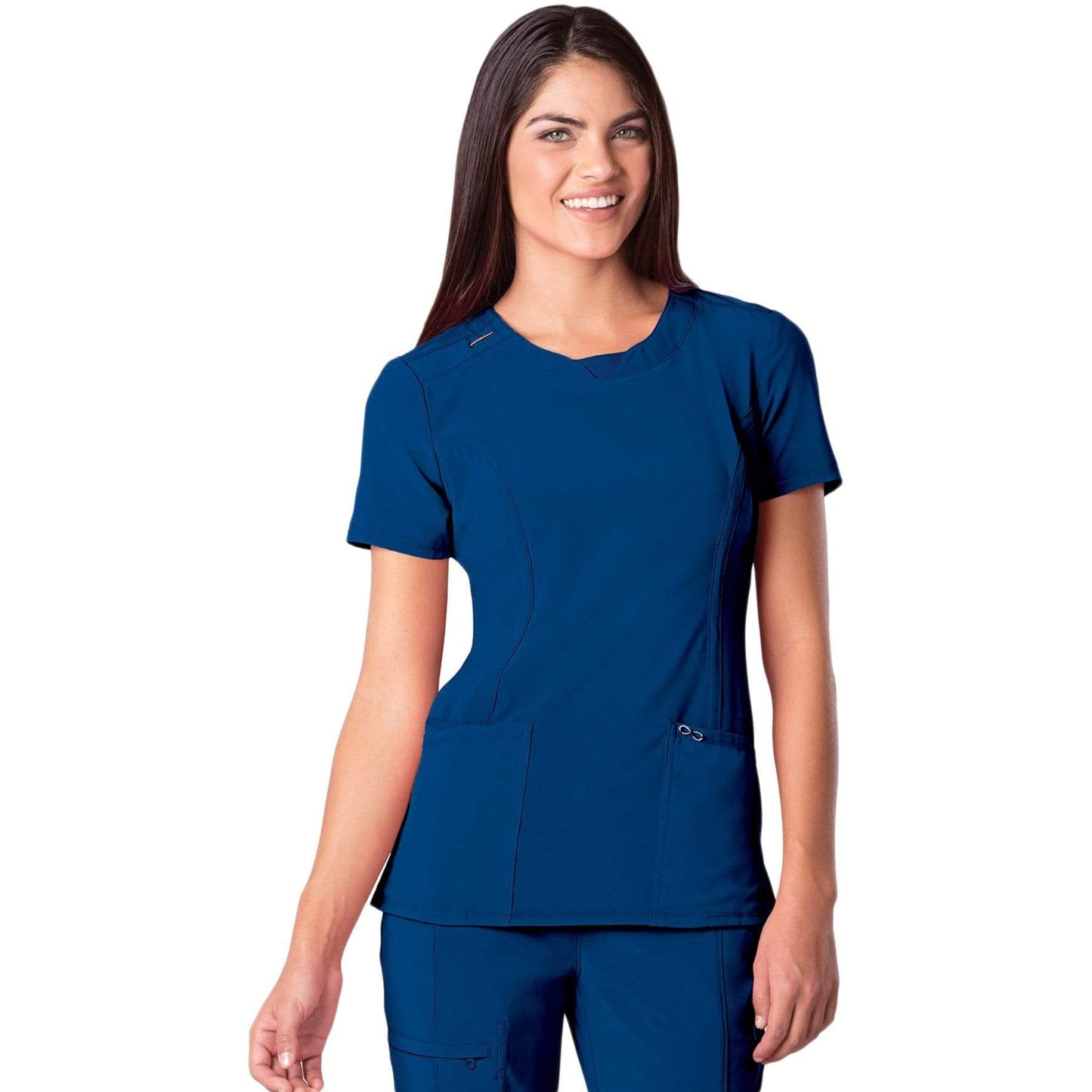 Cherokee Scrubs Top Cherokee Infinity 2624A Scrubs Top Womens Round Neck Royal