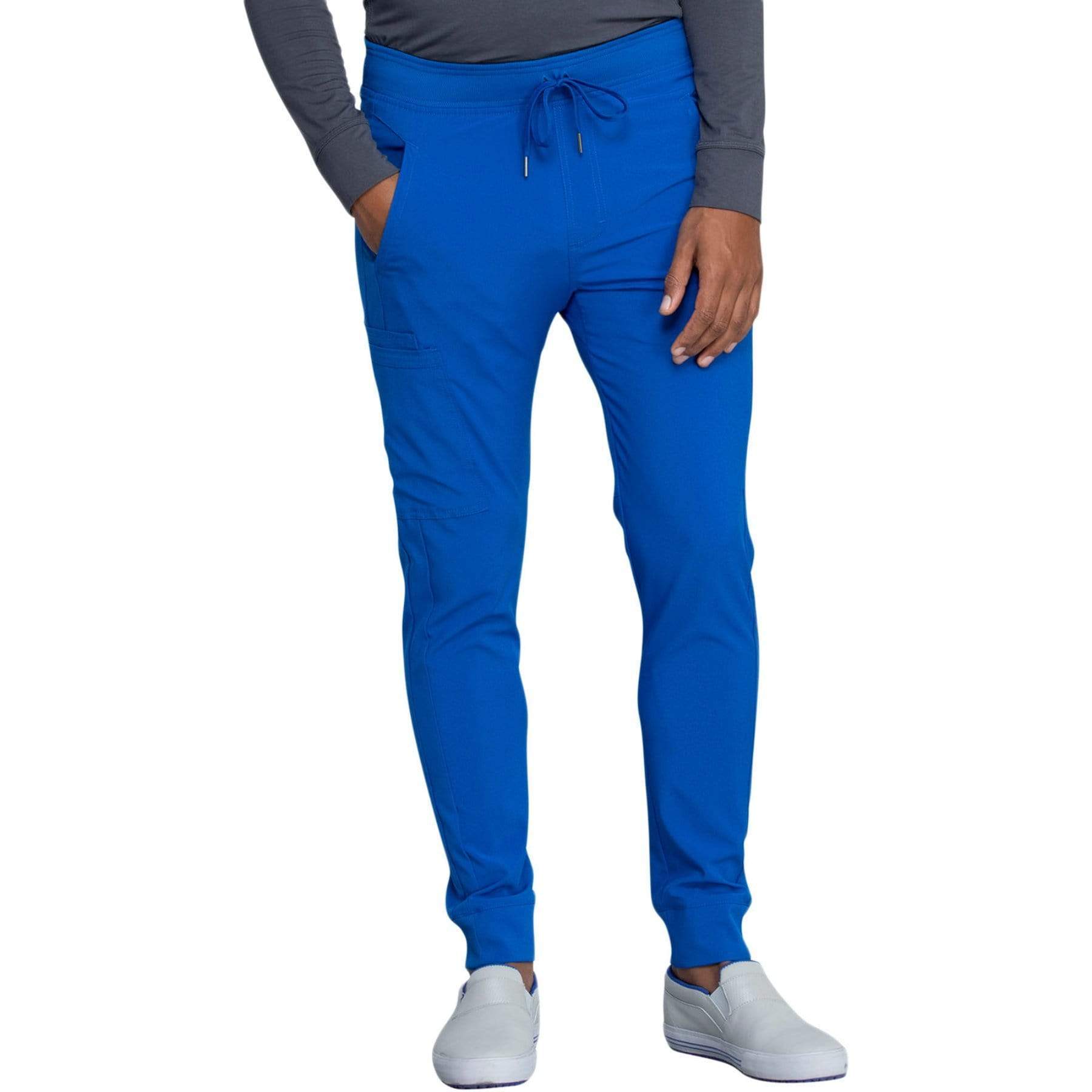 Cherokee Scrubs Pants Cherokee Infinity CK004A Scrubs Pant Men Royal Blue