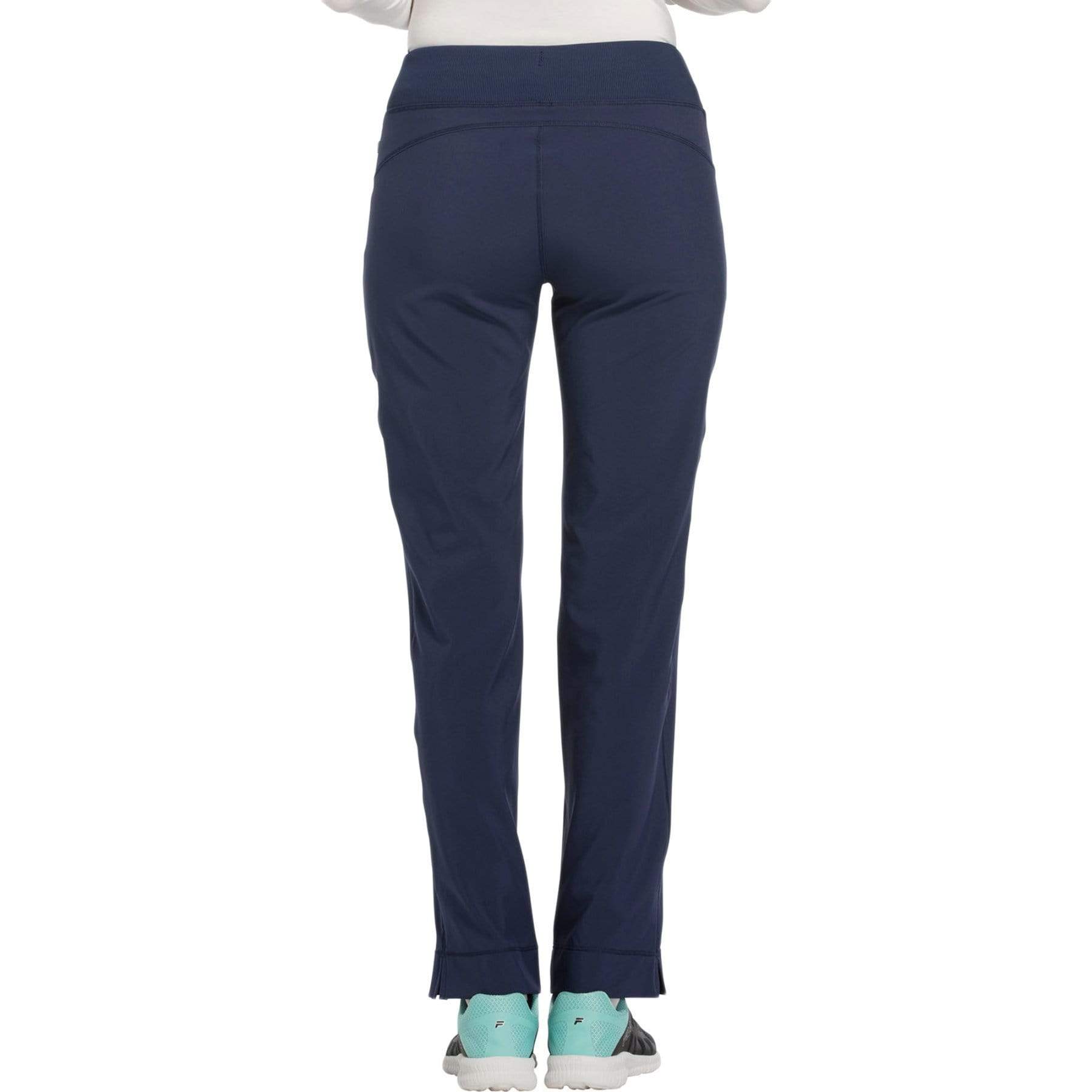 Cherokee Scrubs Pants Cherokee Infinity CK100A Scrubs Pants Womens Mid Rise Tapered Leg Drawstring s Navy