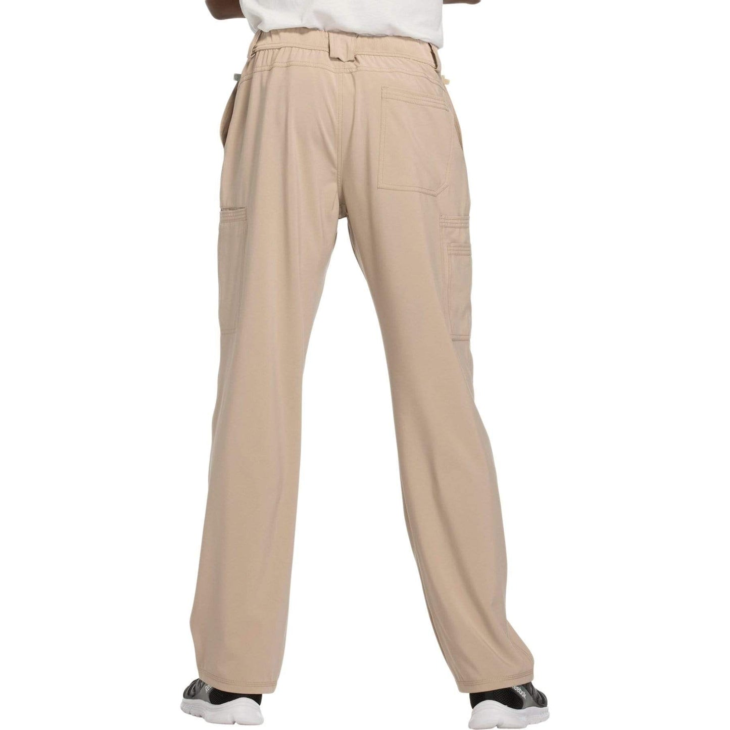 Cherokee Scrubs Pants Cherokee Infinity CK200A Scrubs Pants Mens Fly Front Khaki