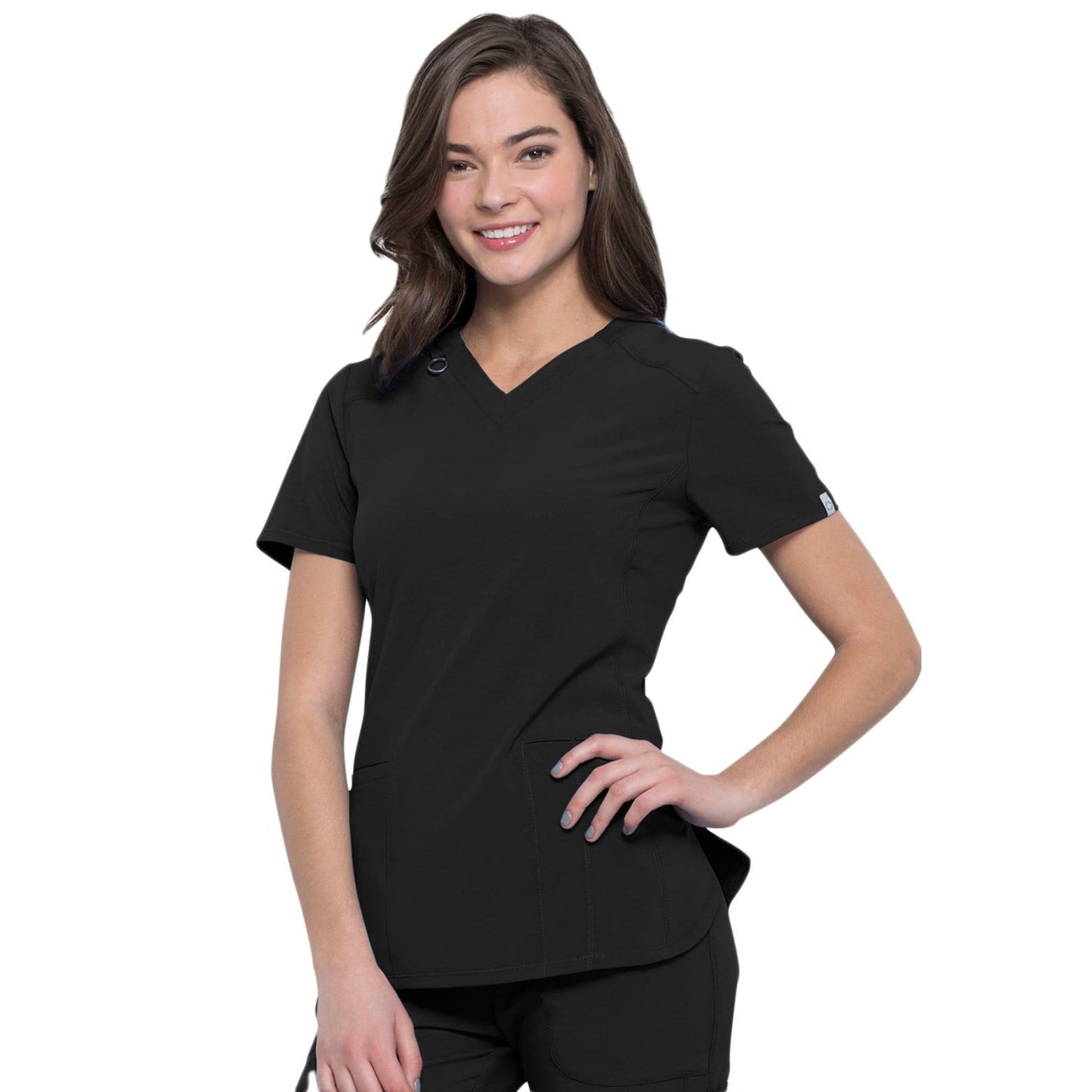 Infinity CK865A Scrubs Top Women Black