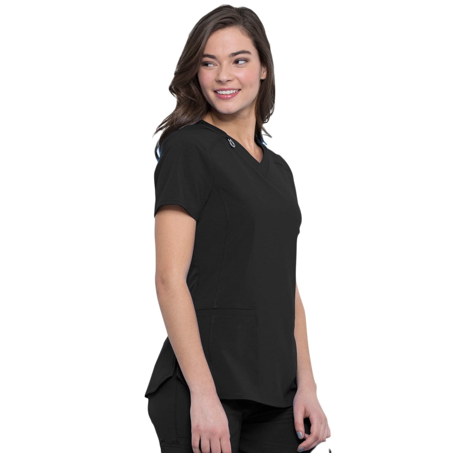 Infinity CK865A Scrubs Top Women Black