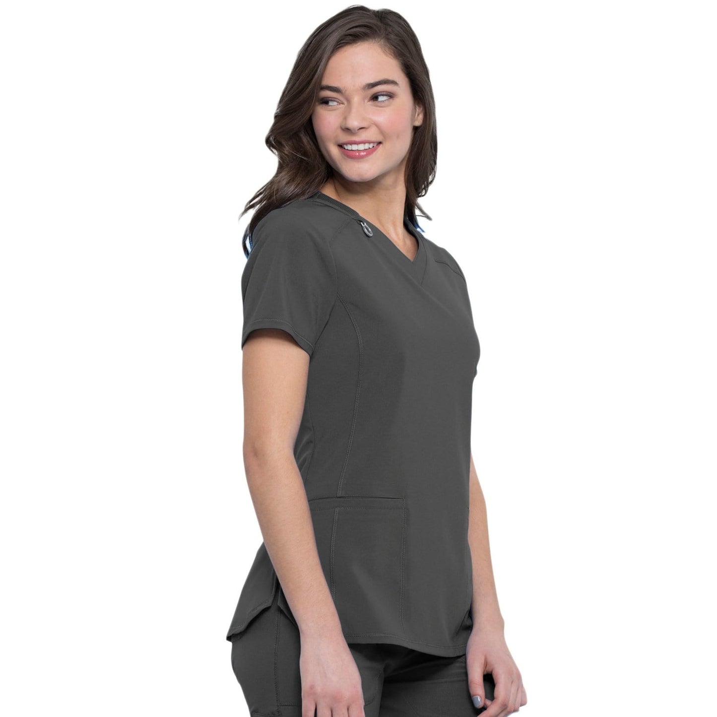 Infinity CK865A Scrubs Top Women Pewter