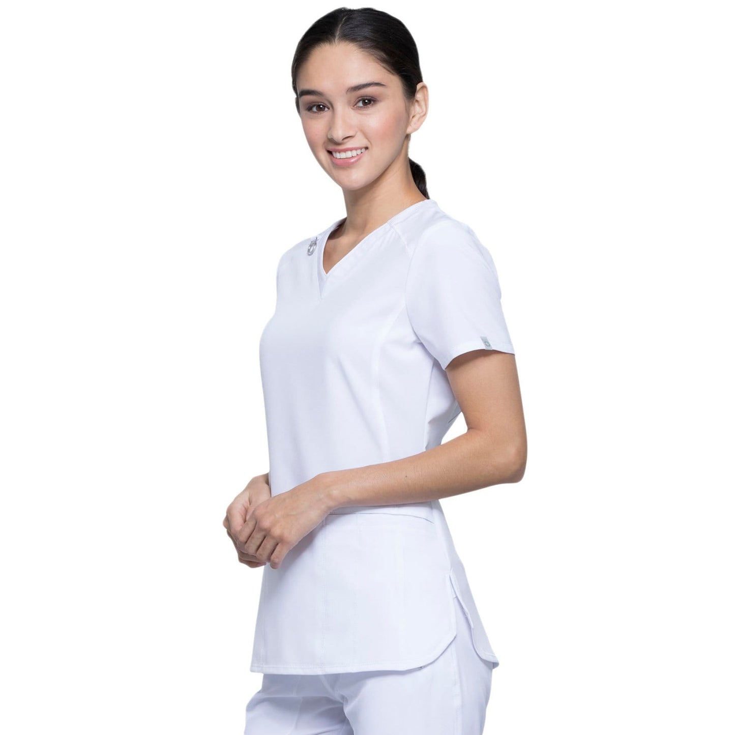 Infinity CK865A Scrubs Top Women White