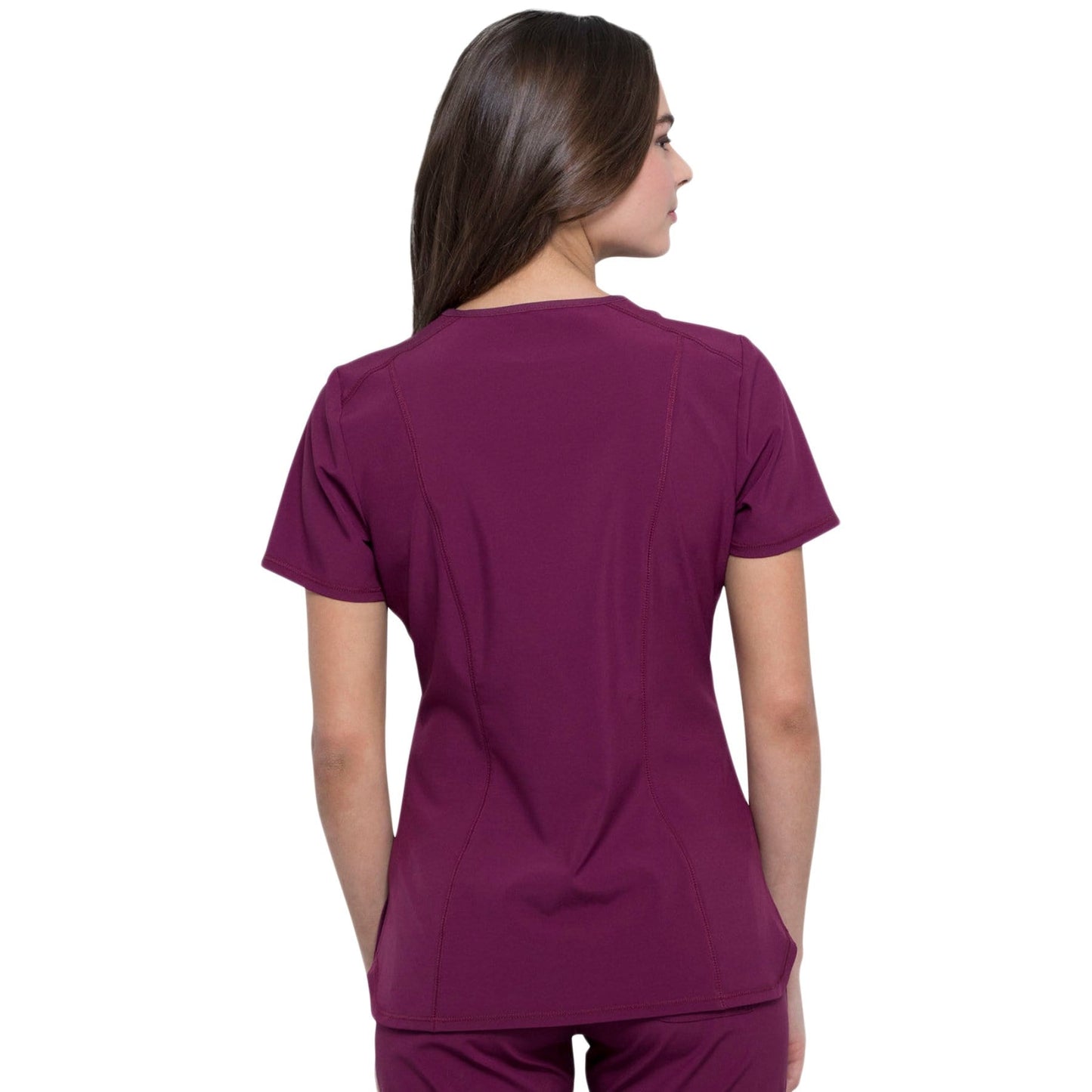 Infinity CK865A Scrubs Top Women Wine