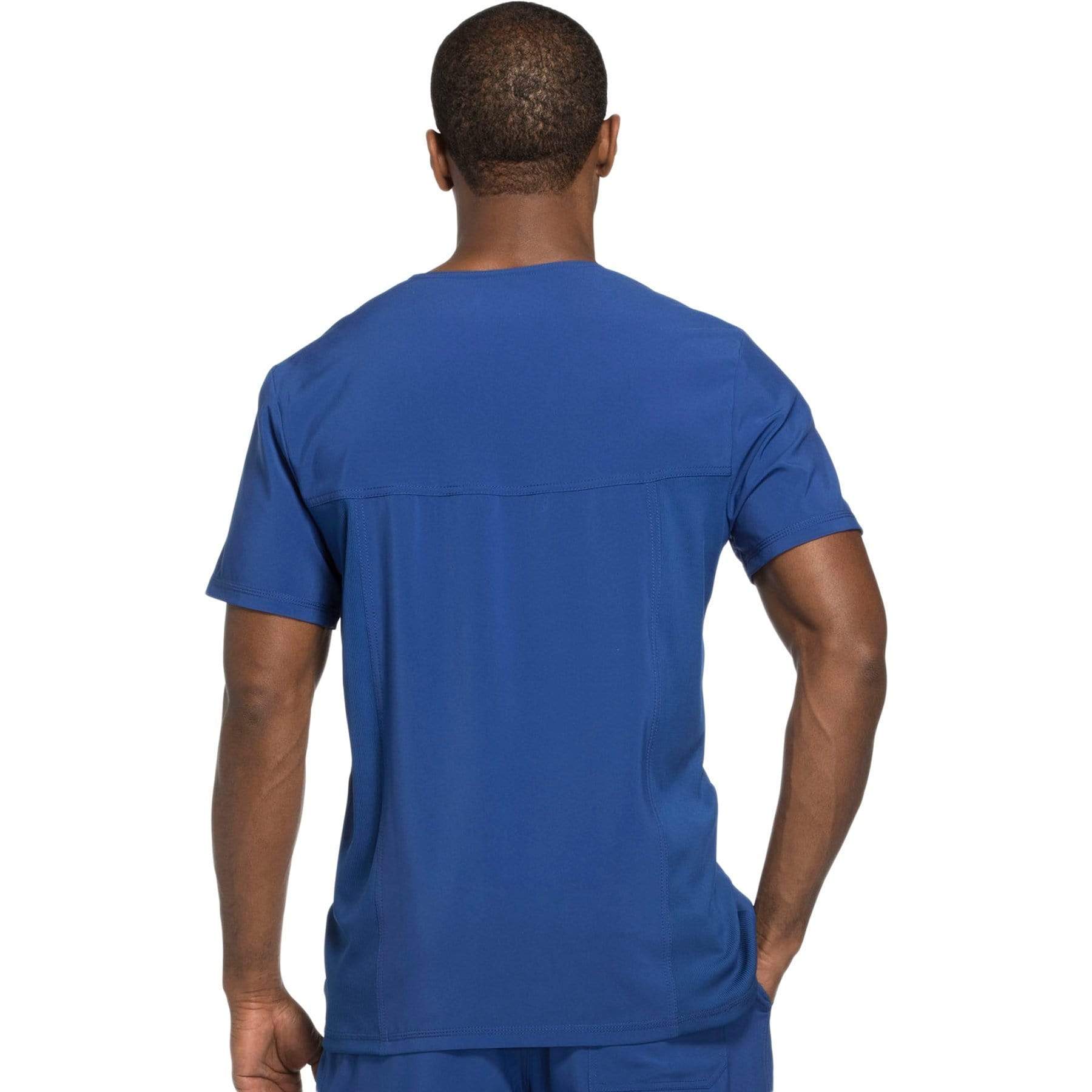 Cherokee Scrubs Top Cherokee Infinity CK900A Scrubs Top Mens V-Neck Galaxy Blue