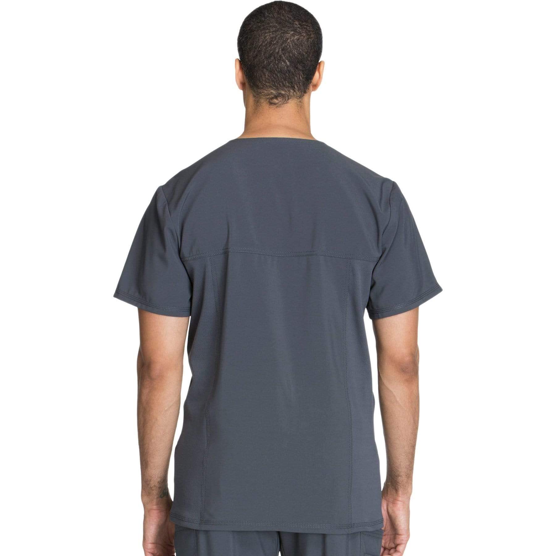 Cherokee Scrubs Top Cherokee Infinity CK900A Scrubs Top Mens V-Neck Pewter