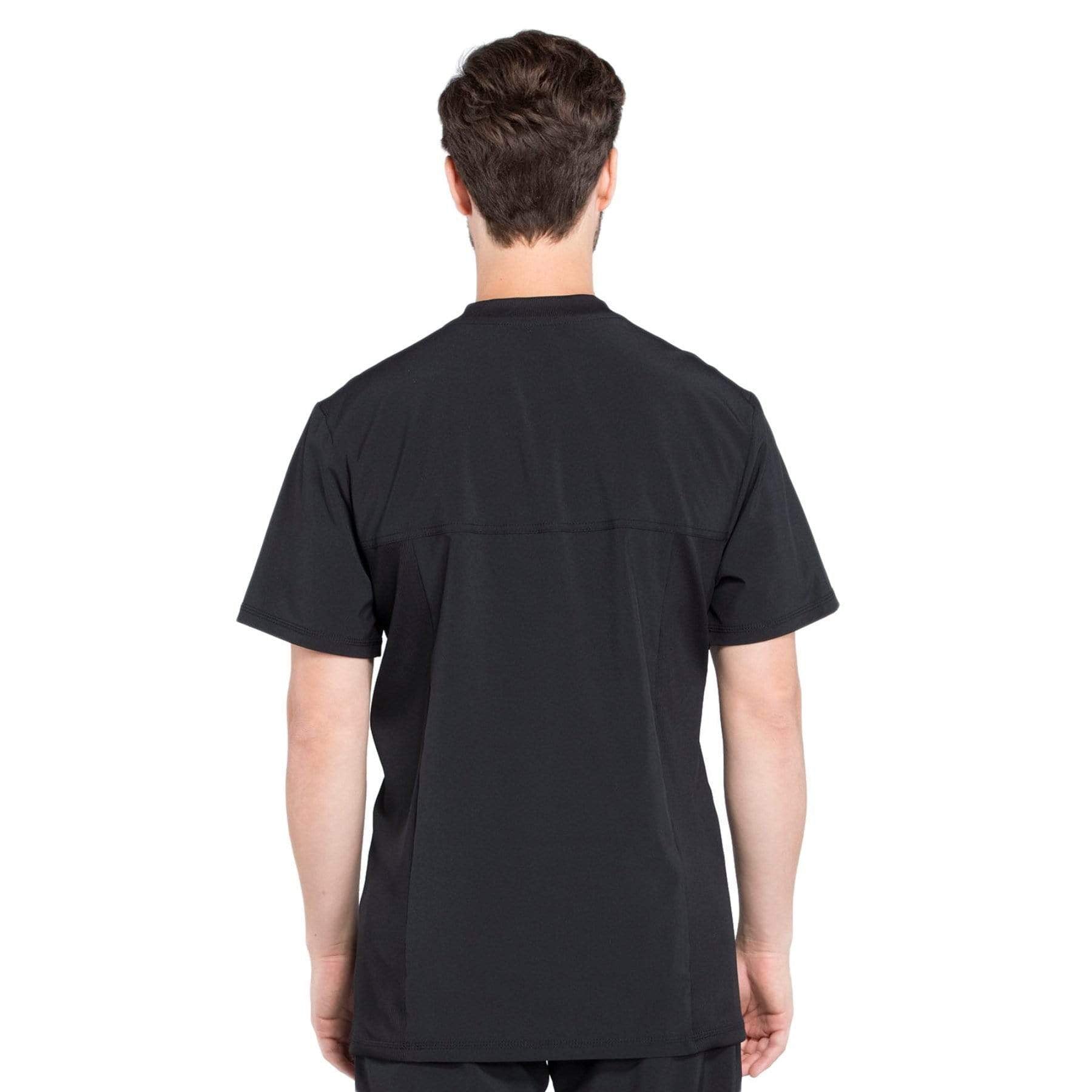 Cherokee Scrubs Top Cherokee Infinity CK910A Scrubs Top Mens V-Neck Black