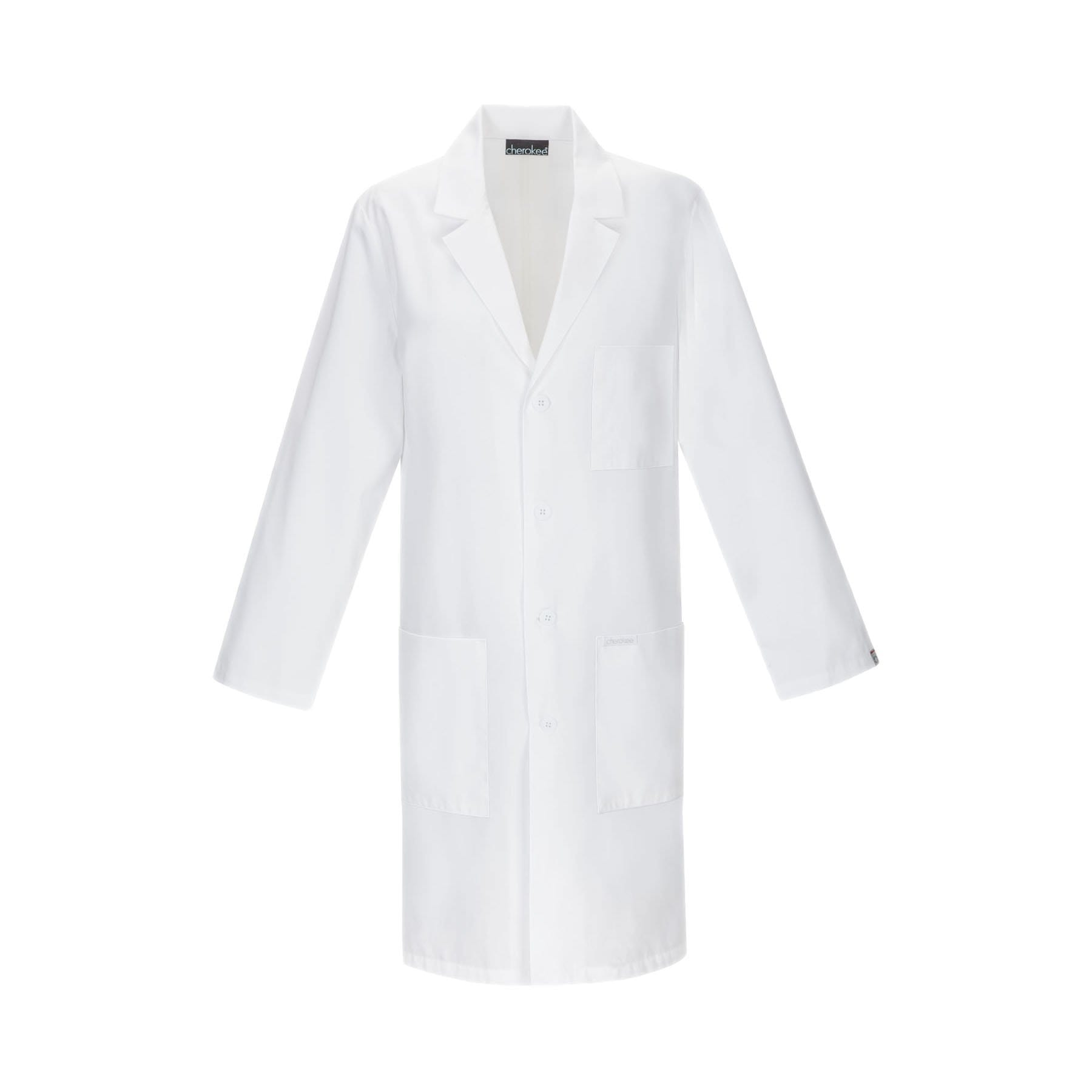 Cherokee Lab Coats Cherokee Lab Coats Professional Whites with Certainty Plus 40" Unisex Lab Coat White